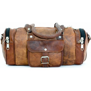 zTP7 'Vintage Duffle I' Torba podróżna, skóra kożlęca